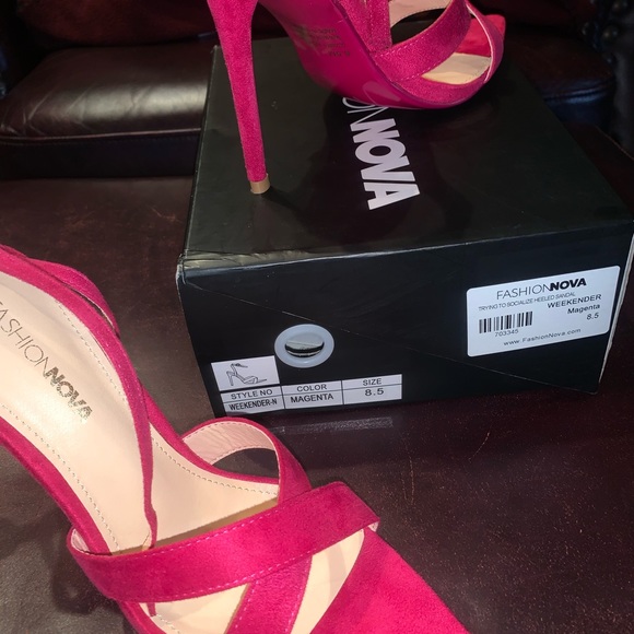 Fashion Nova Shoes - Pink stiletto heel